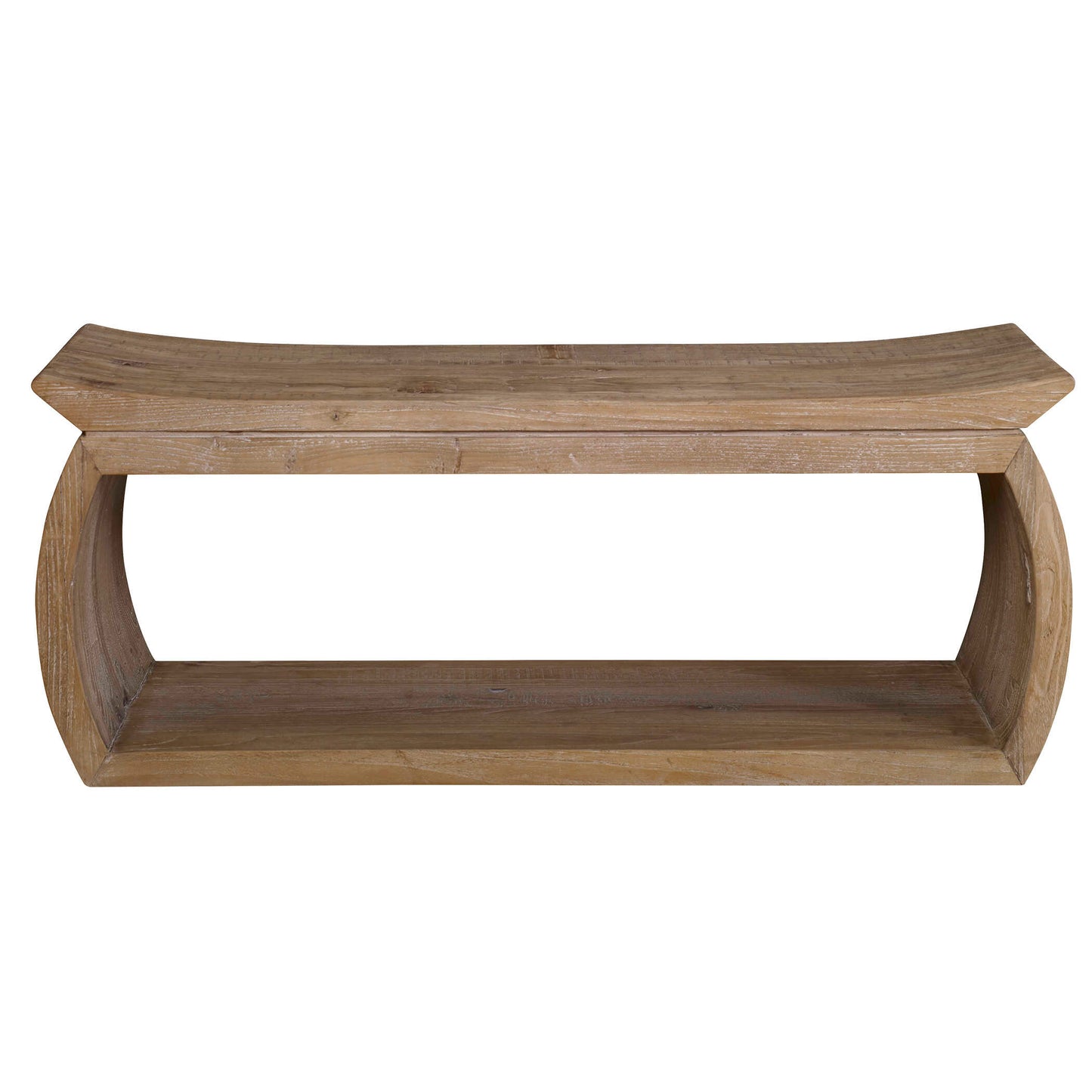 Built Of 100% Reclaimed Elm Wood, Featuring An Eye-catching Scooped Seat. Each Piece Is Complete With Rich Graining, Distress Marks And Shading, Showcasing The Unique History Of Each Board. Solid Wood Will Continue To Move With Temperature And Humidity Changes, Which Can Result In Small Cracks And Uneven Surfaces, Adding To Its Authenticity And Character.