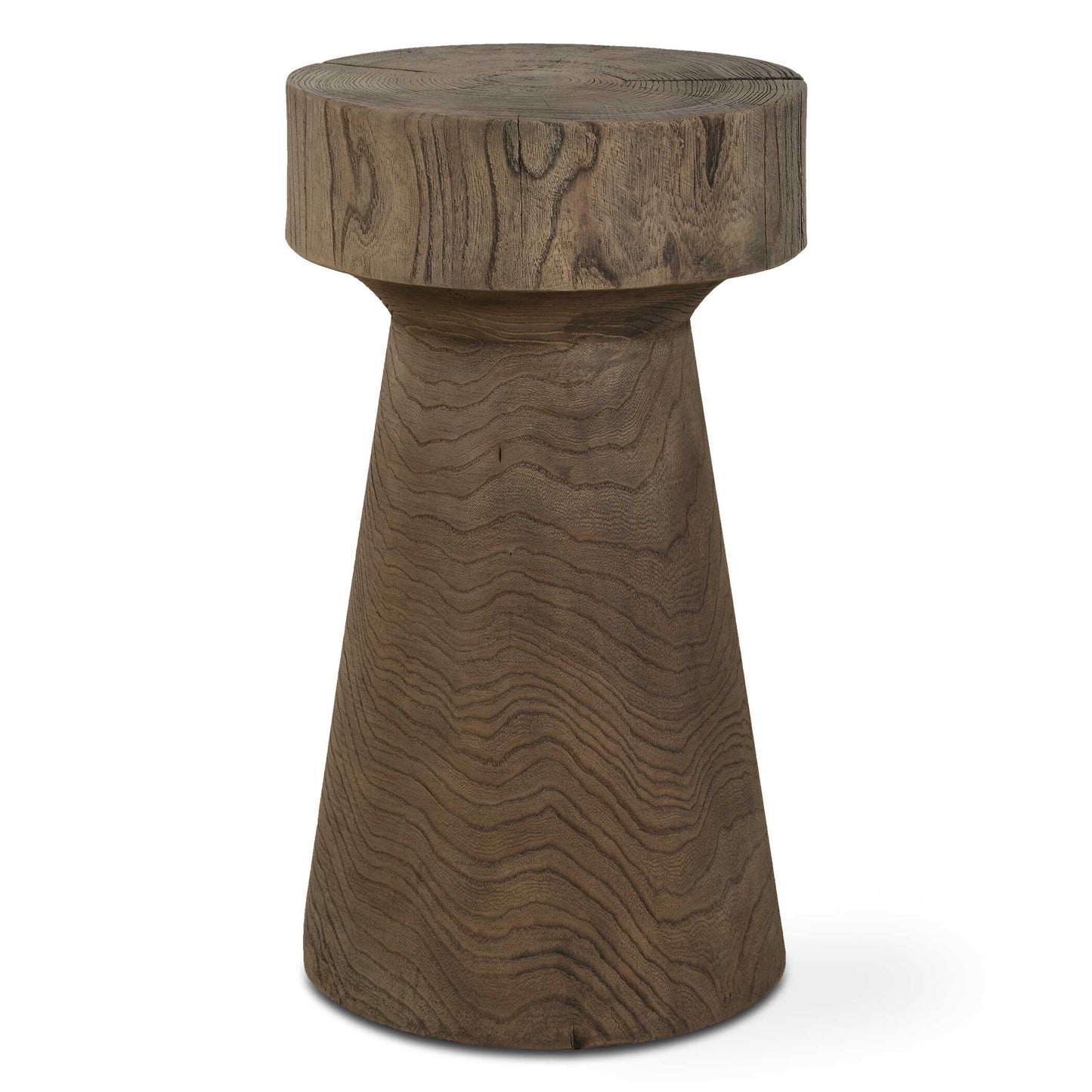 Defining Sustainability And Craftsmanship This Accent Table Is Made Entirely From Solid Reclaimed Oak. Solid Wood Will Continue To Move With Temperature And Humidity Changes, Which Can Result In Small Cracks And Uneven Surfaces, Adding To Its Authenticity And Character.