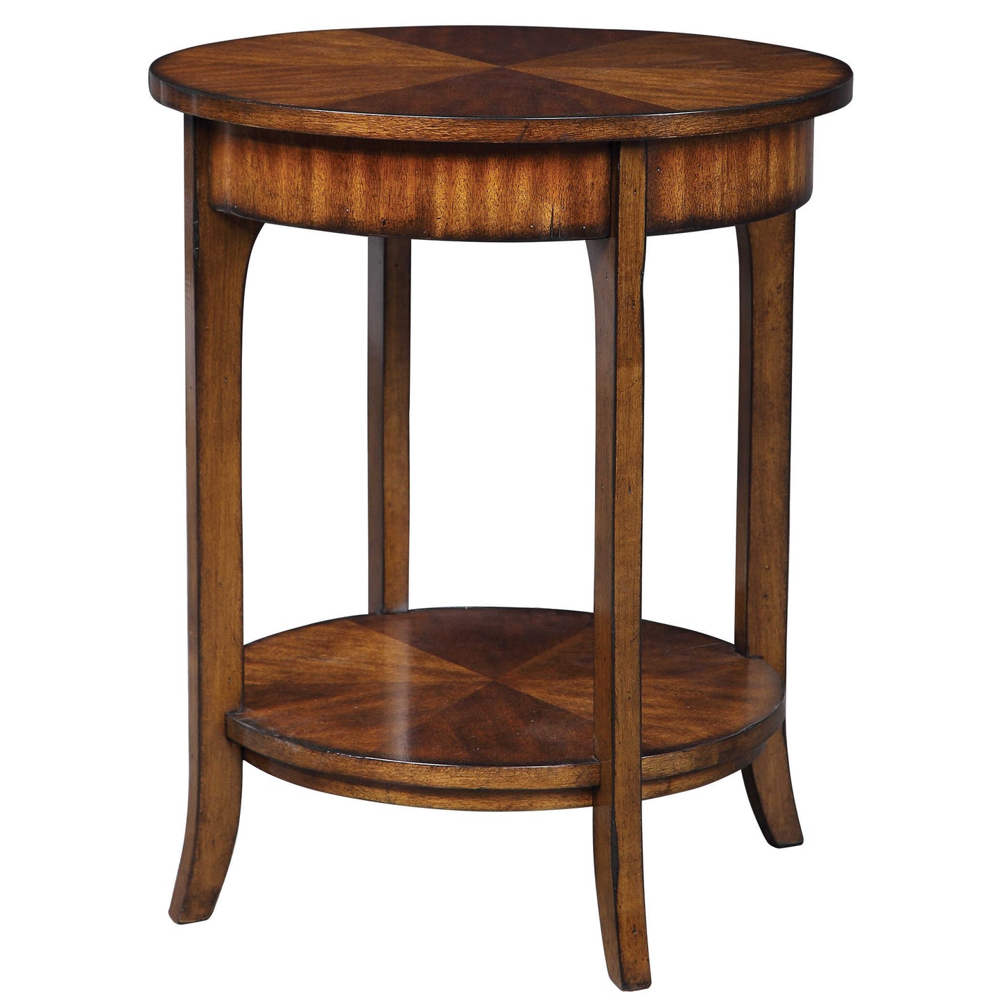 Casual Styling In Warm, Old Barn Finish With Distressed Primavera Veneer.