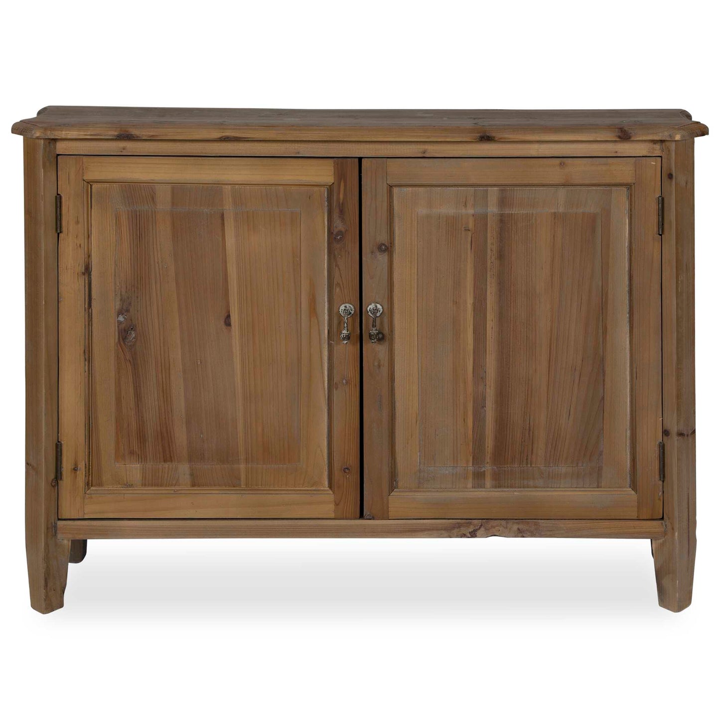 Weathered, Reclaimed Fir Wood, Sun Faded And Glazed With A Stony Gray Wash. Solid Wood Construction With Adjustable Shelf. Reclaimed Wood Is Restored From A Previous Life As Old Doors, Railroad Ties, Etc., And Features Old Nail Holes, Mineral Staining, And Natural Imperfections. Note That Solid Wood Will Continue To Move With Temperature And Humidity Changes, Which Can Result In Small Cracks And Uneven Surfaces, Adding To Its Authenticity And Character.