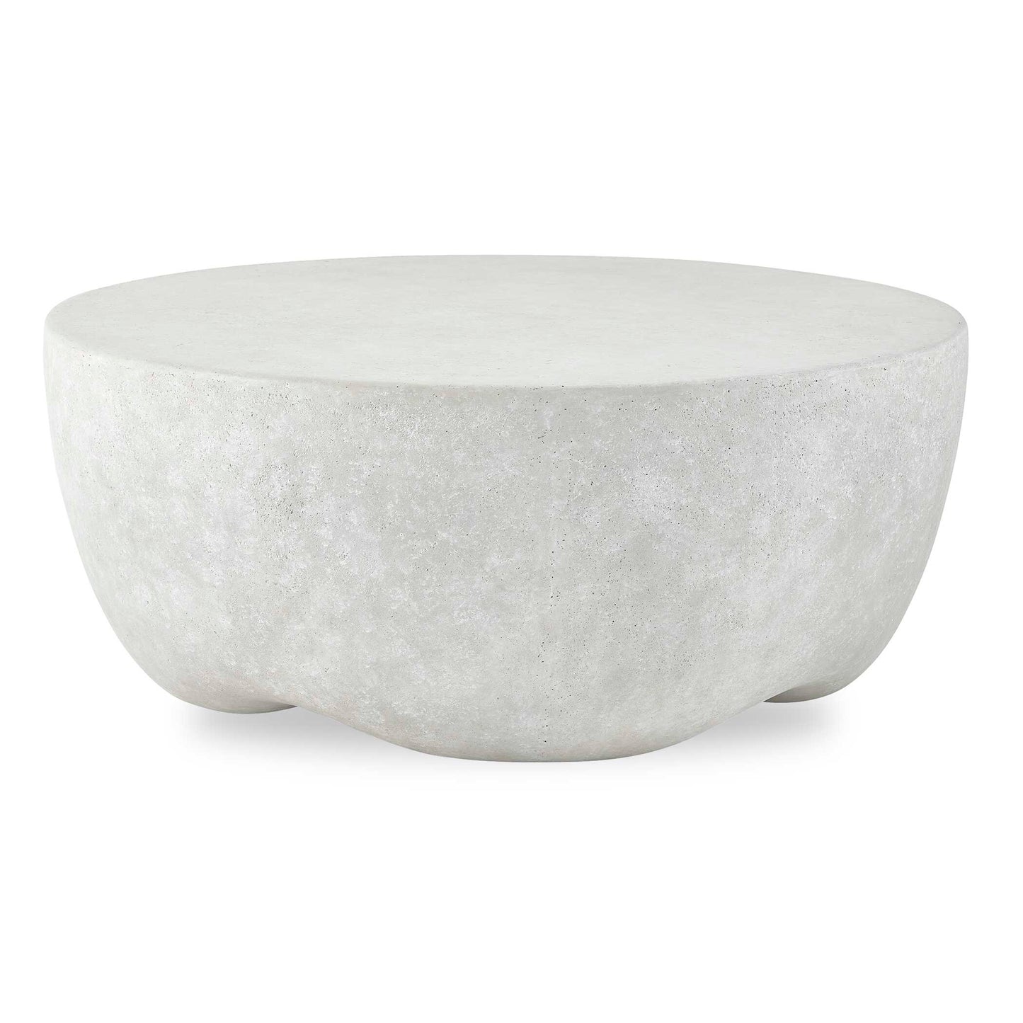 Constructed From Glass Reinforced Concrete, The Wright Coffee Table Features A Softly Contoured Silhouette In A Natural Light Stone Color. Suitable For Both Indoor And Outdoor Use.
