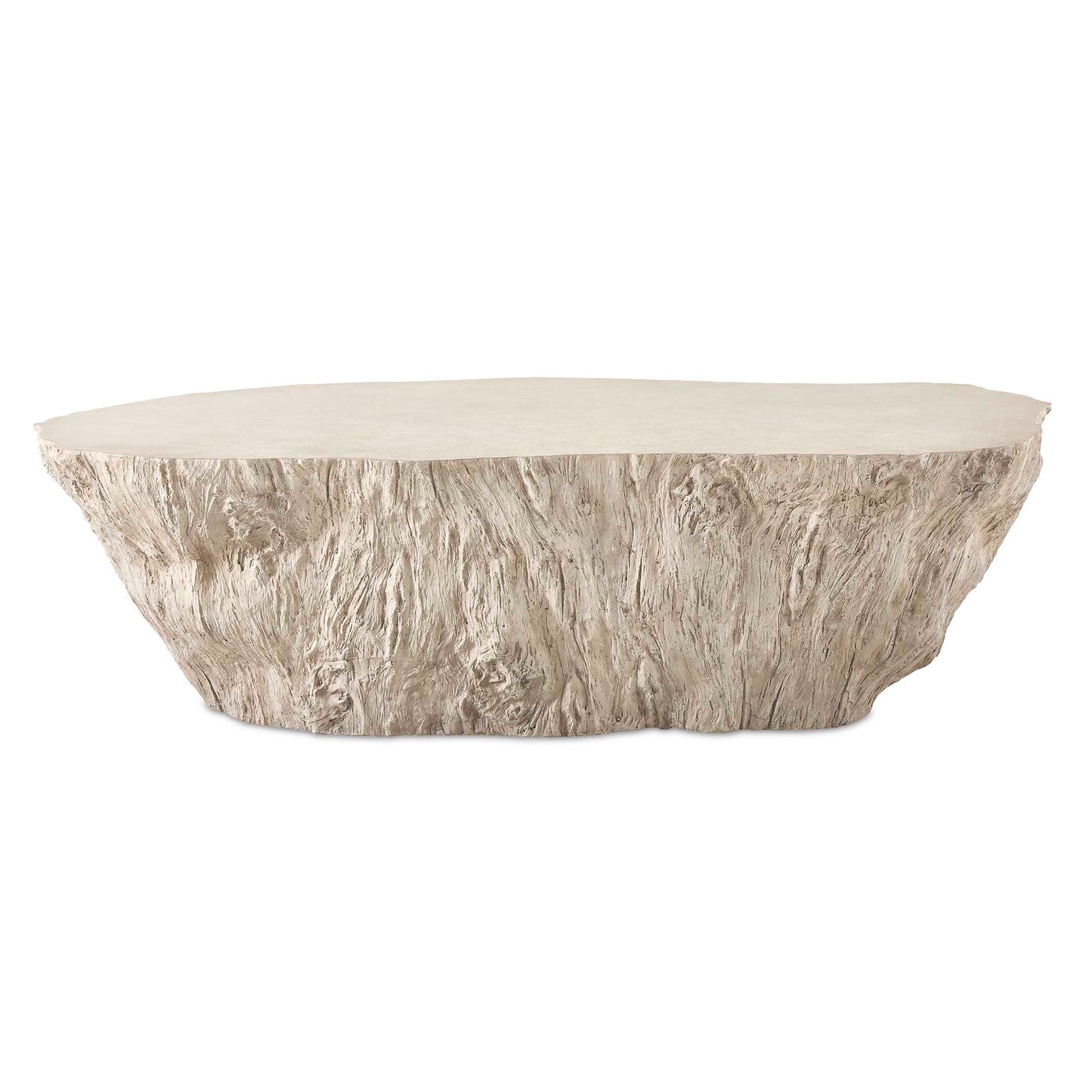 This Unique Coffee Table Is Crafted From Glass Reinforced Concrete, Replicating A Natural Tree And Giving It A Distinctive Organic Texture And A Modern, Sculptural Appeal. Suitable For Both Indoor And Outdoor Use.