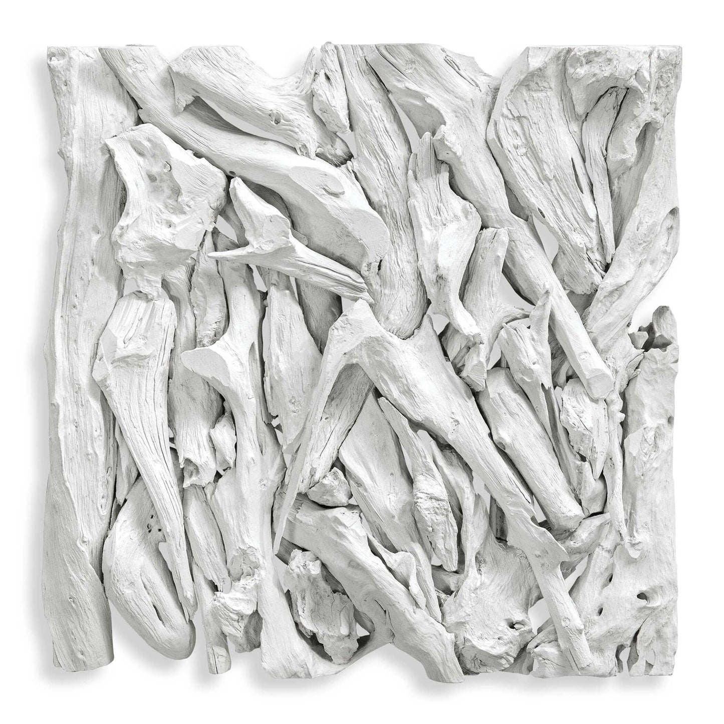 Artfully Constructed From Teak Branches, This Wood Wall Decor Features A Casual Coastal Style In A Whitewashed Finish.