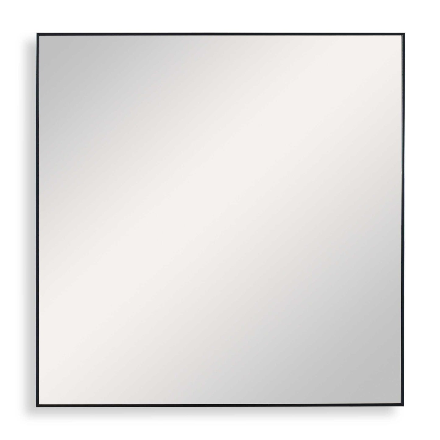 Sleek And Sophisticated, This Square Mirror Features A Clean And Simple Frame Finished In Matte Black. Perfect For Grouping Multiples Together To Create A Striking Wall Installation.