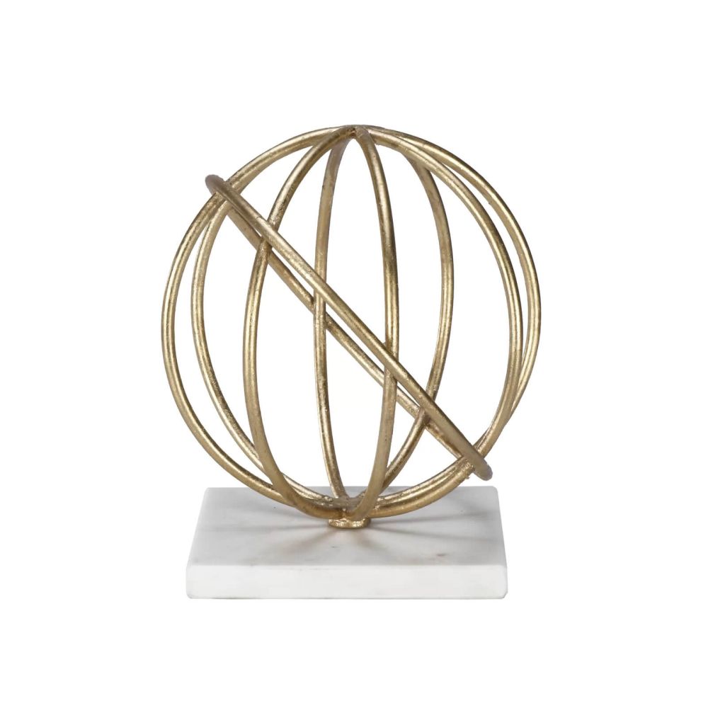 Worlds Away QUINCY G 7 x 9 inch Handmade Sculpture in Gold