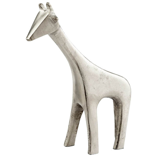 Nickel Neck 10 x 12 inch Small Sculpture in Raw Nickel