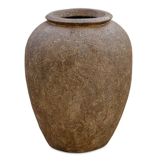 This Antique Brown Terracotta Planter Offers A Timeless, Rustic Charm. Its Earthy Tones And Handcrafted Texture Bring Warmth And Character To Any Indoor Space, Making It The Perfect Vessel For Plants Or As A Decorative Accent.