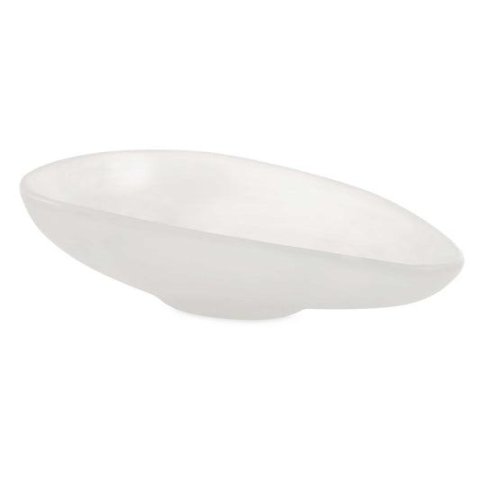 The Beauty Of The Marchena Bowl Is Its Organic Shape And Marbleized Finish. The  Swirl Finish Consists Of Whites And Clear All Organically Swirled Together. Due To The Handcrafted Nature Of This Piece Each Item Will Vary.