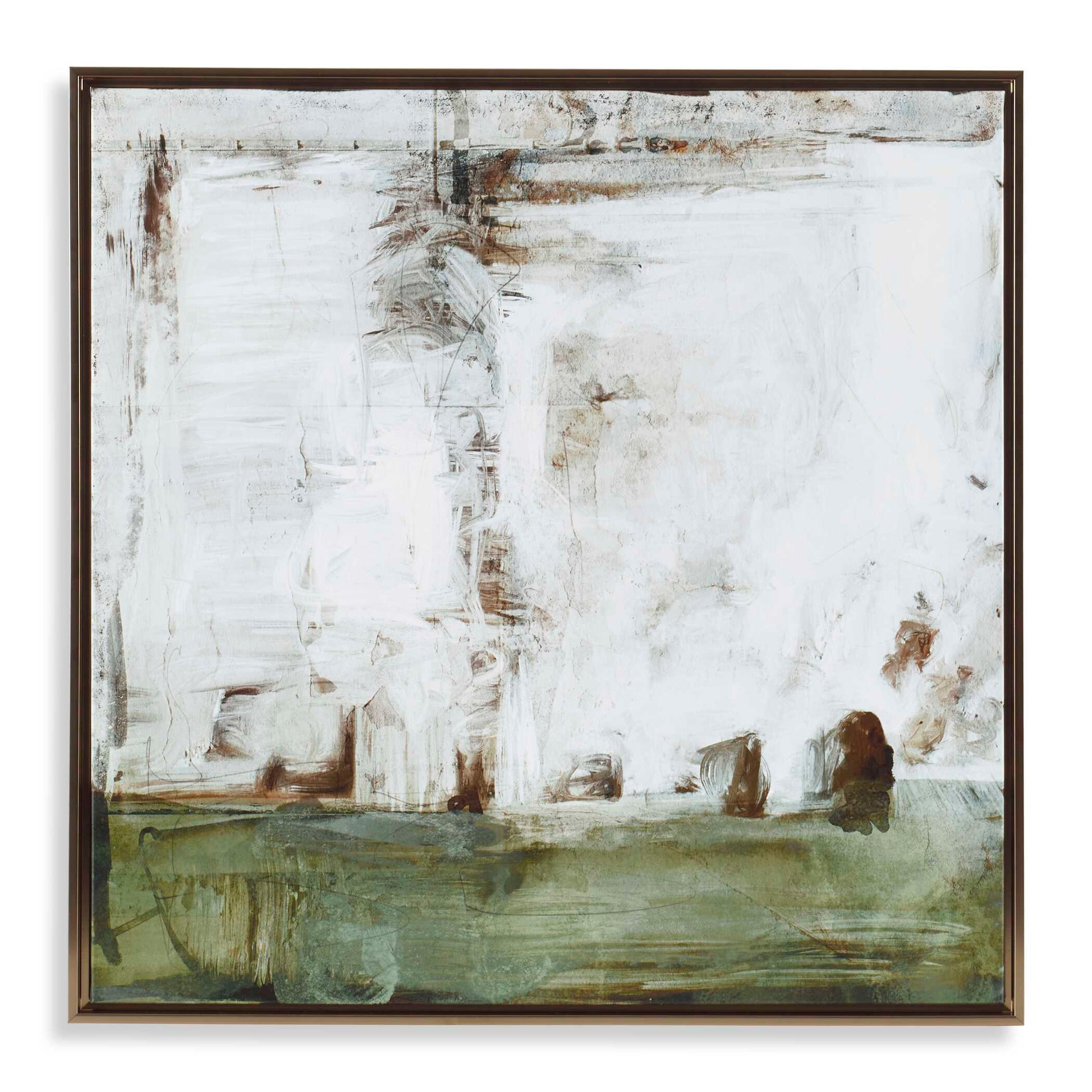 Simple Gallery Frame With Bronze Gold Finish.