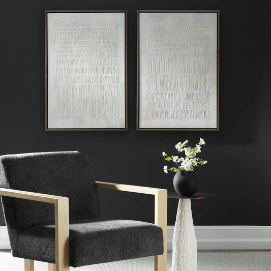 Matte Gray Stained Solid Wood