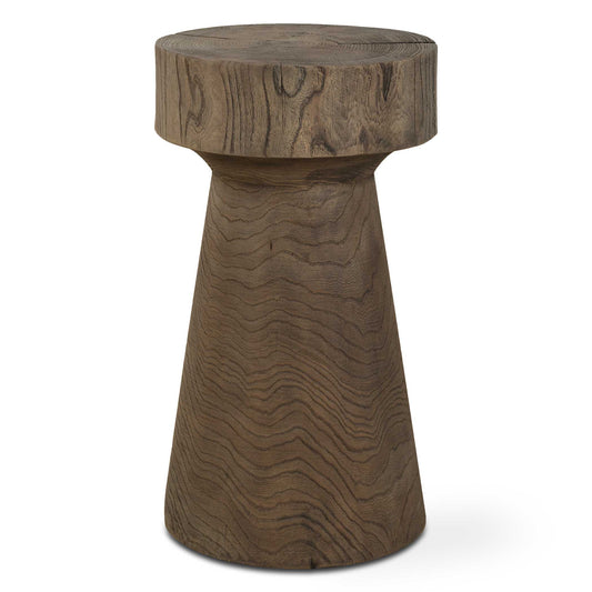 Defining Sustainability And Craftsmanship This Accent Table Is Made Entirely From Solid Reclaimed Oak. Solid Wood Will Continue To Move With Temperature And Humidity Changes, Which Can Result In Small Cracks And Uneven Surfaces, Adding To Its Authenticity And Character.