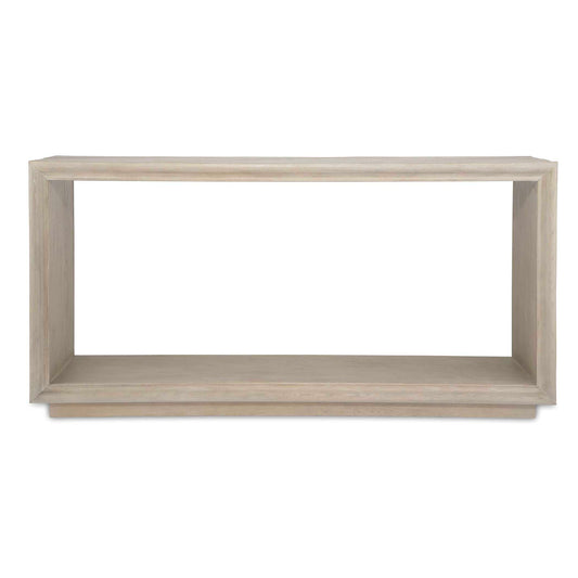The Prism Console Is Know For Its Clean Rectangular Shape Providing Ample Surface Area For Displaying Decorative Items Or Storing Essentials. With A Decorative Face In Light Oak Solids With Oak Veneer.