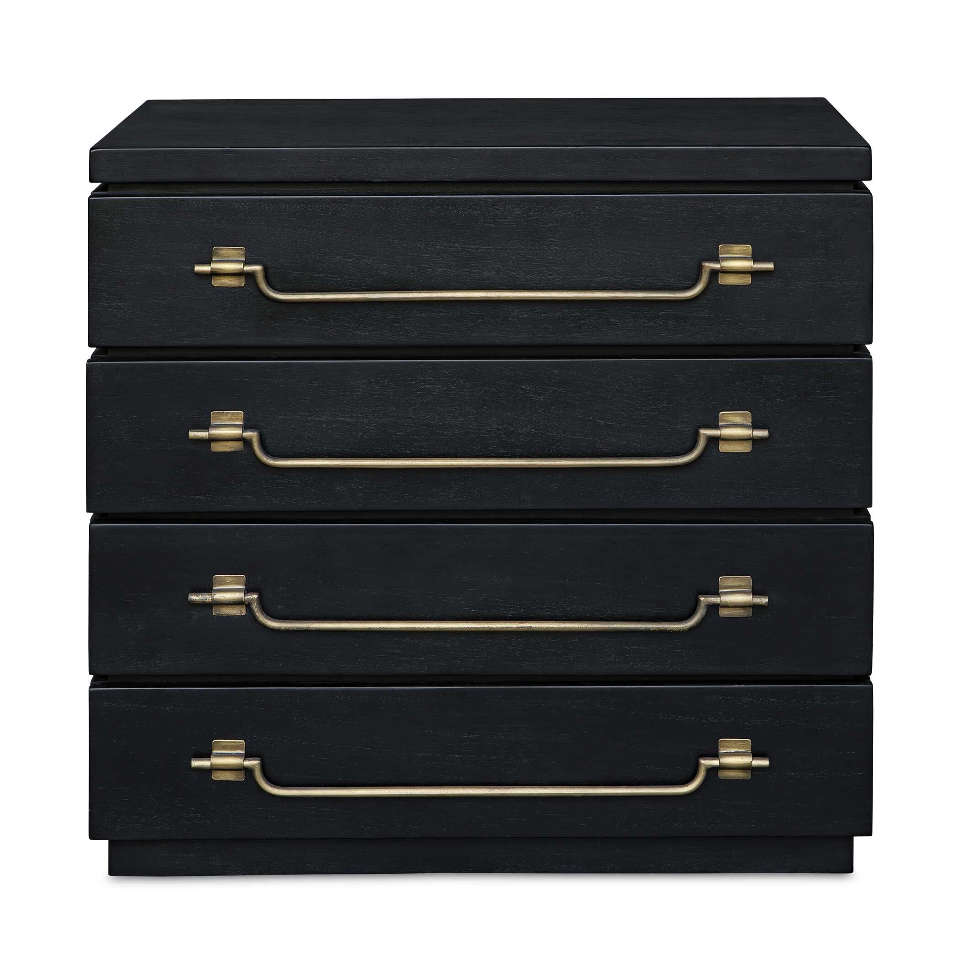 Exuding Sophistication With A Black Finish The Halifax Chest Displays Rich Tones Of Mahogany Wood Providing Both Depth And Character. The Chest Is Accented By Complimentary Brass Finished Drawer Pulls.