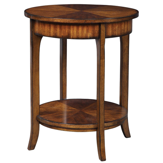 Casual Styling In Warm, Old Barn Finish With Distressed Primavera Veneer.