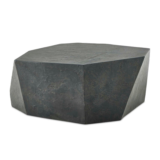 Constructed From Glass Reinforced Concrete, This Sculptural Coffee Table Features An Asymmetrical Faceted Design In A Natural Slate Finish. The Parra Coffee Table Can Be Used As A Standalone Coffee Table Or Is Easily Paired With The Parra Side Table To Create A Bunching Style Coffee Table. Suitable For Both Indoor And Outdoor Use.