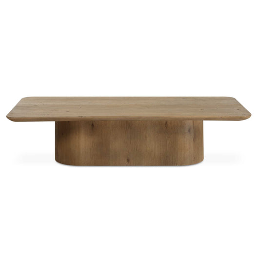 This Coffee Table Highlights The Inherent Beauty Of Solid Reclaimed Oak, With Its Distinctive Grain, Knots, And Weathered Texture. Its Curved Base Lends A Minimalist Feel To A Timeless Design, Making It A Perfect Fit For Any Space. Solid Wood Will Continue To Move With Temperature And Humidity Changes, Which Can Result In Cracks And Uneven Surfaces, Adding To Its Authenticity And Character.