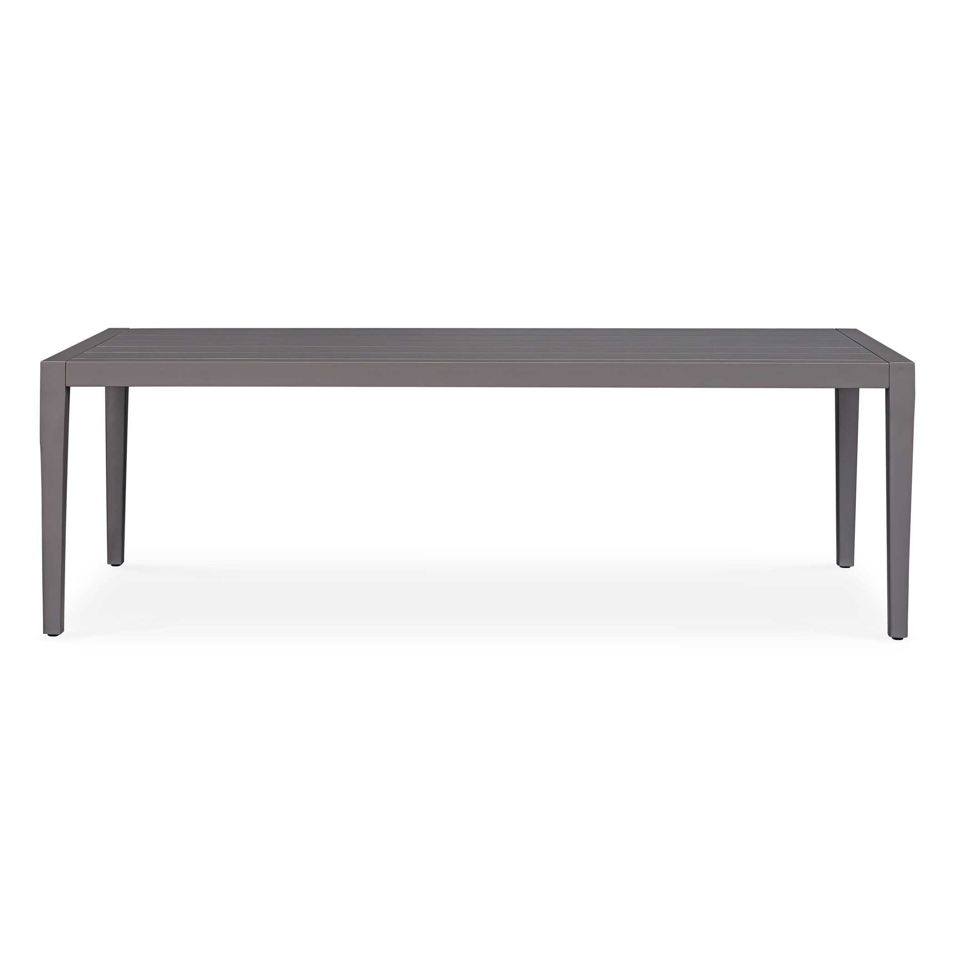 Bring A Contemporary Farmhouse Aesthetic To Your Outdoor Space With The Polanco Dining Table. Crafted From Durable, Weather-resistant Aluminum In A Java Black Finish, This Table Is Built To Withstand The Elements.