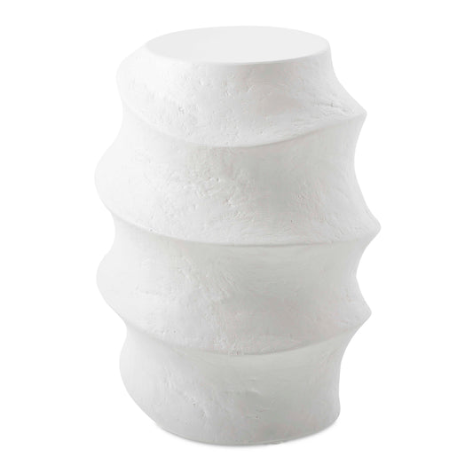 This Accent Table Showcases The Inherent Beauty Of Glass Reinforced Concrete While The Casual White Finish Complements The Organic, Undulating And Wavy Design That Feels Contemporary And Timeless. Suitable For Both Indoor And Outdoor Use.