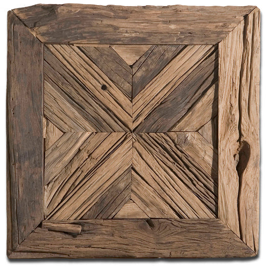 Reclaimed, Rustic Pine Wood Featuring Naturally Weathered Knots And Imperfections. True To Salvaged Material, Each Piece Will Vary In Size. Reclaimed Wood Is Restored From A Previous Life As Old Doors, Railroad Ties, Etc., And Features Old Nail Holes, Mineral Staining, And Natural Imperfections. Note That Solid Wood Will Continue To Move With Temperature And Humidity Changes, Which Can Result In Small Cracks And Uneven Surfaces, Adding To Its Authenticity And Character. Sold Individually.