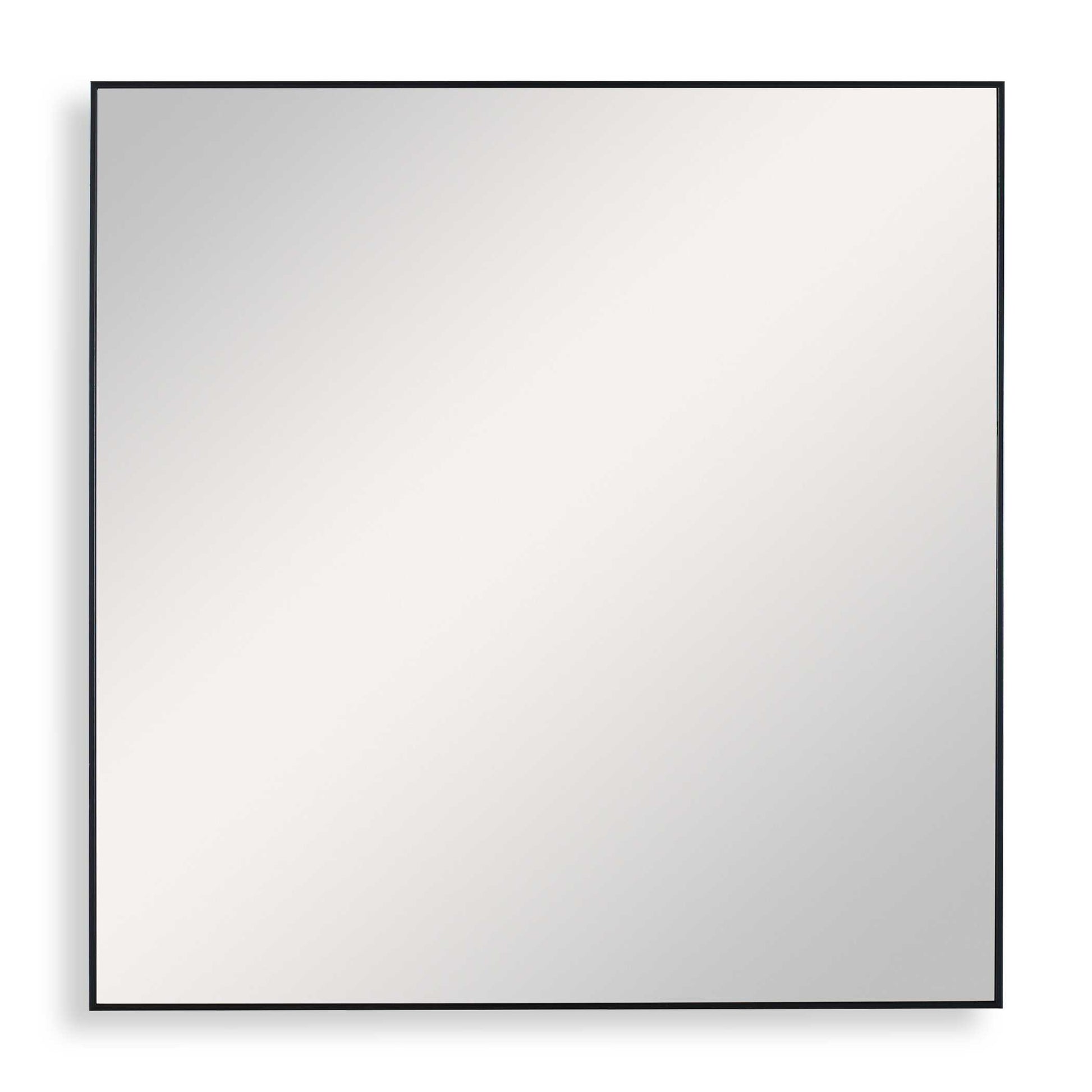 Sleek And Sophisticated, This Square Mirror Features A Clean And Simple Frame Finished In Matte Black. Perfect For Grouping Multiples Together To Create A Striking Wall Installation.
