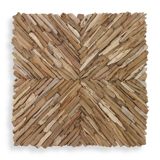 The Outland Wood Wall Decor Is Artfully Constructed From Naturally Weathered Drift Wood Pieces, Ensuring Beautifully Unique Looks From Each Panel.