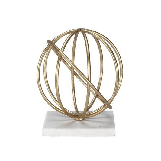 Worlds Away QUINCY G 7 x 9 inch Handmade Sculpture in Gold